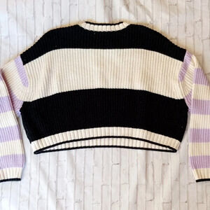 American Eagle Sweater Womens Size Large Pullover Crop Top Long Sleeve